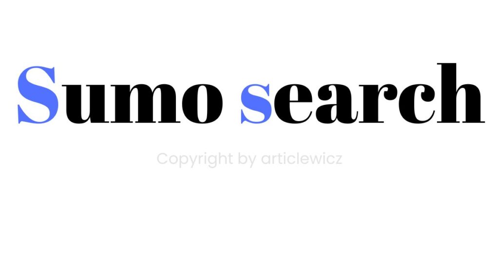 Sumosearch