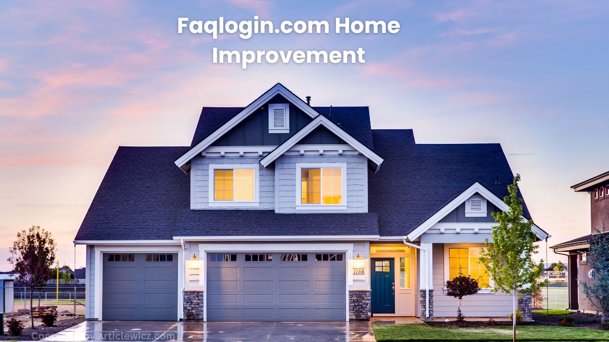 Faqlogin.com Home Improvement